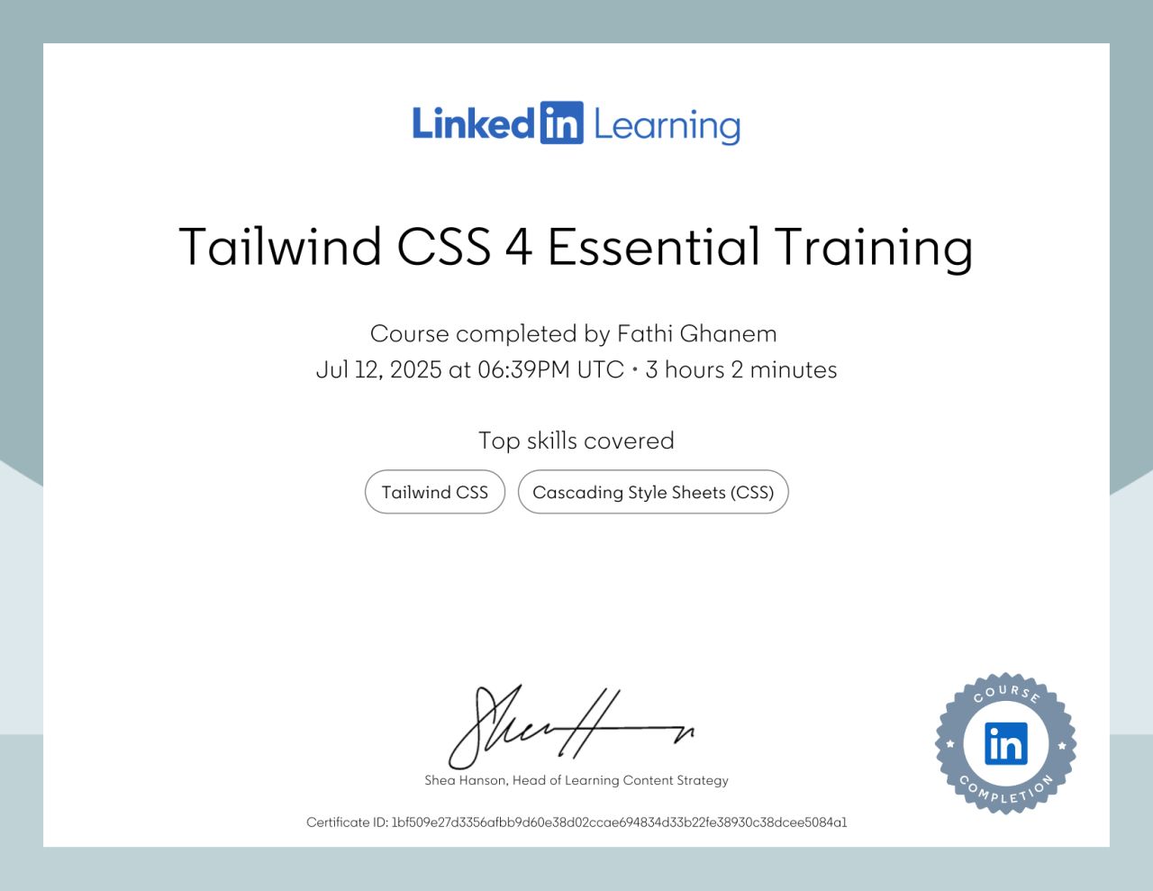 Learning Git and GitHub certificate