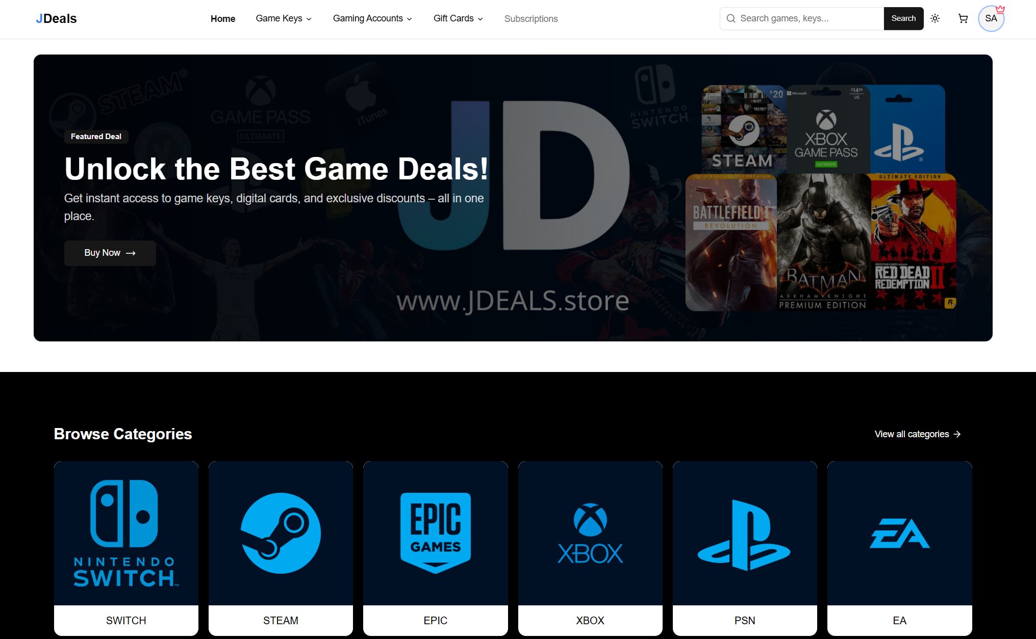 JDeals (Graduation Project) screenshot 2